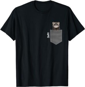 Ferret in Pocket T-Shirt-image