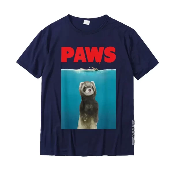 Paws Ferret Funny T-Shirt Parody | Perfect Ferret Lover Gift - Image 3