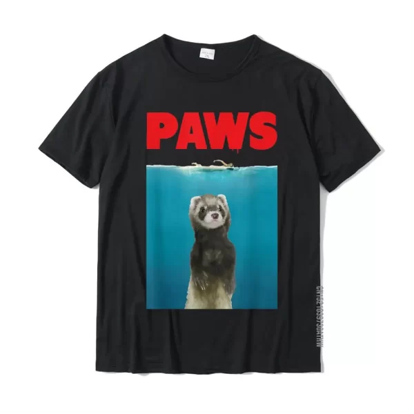 Paws Ferret Funny T-Shirt Parody | Perfect Ferret Lover Gift - Image 11