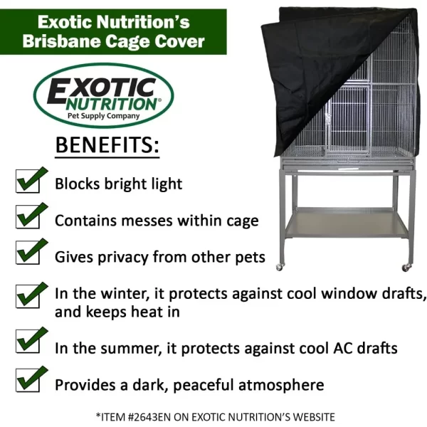 Brisbane Cage (Black) - Large Spacious Durable Metal Ferret Cage - Image 5