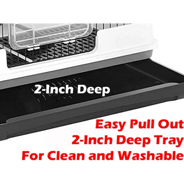 Large 5-Level Ferret Cage with Solid Platform Ramp & Easy Clean Litter Tray - Image 6