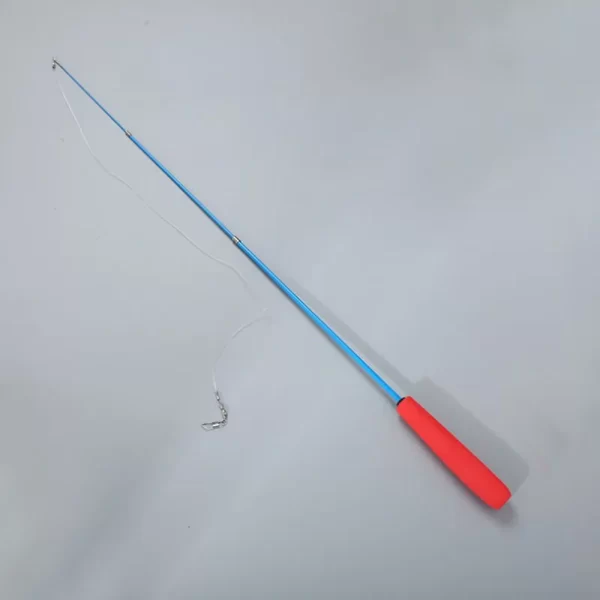 97cm Retractable Interactive Feather Fishing Rod for Ferrets - Image 2
