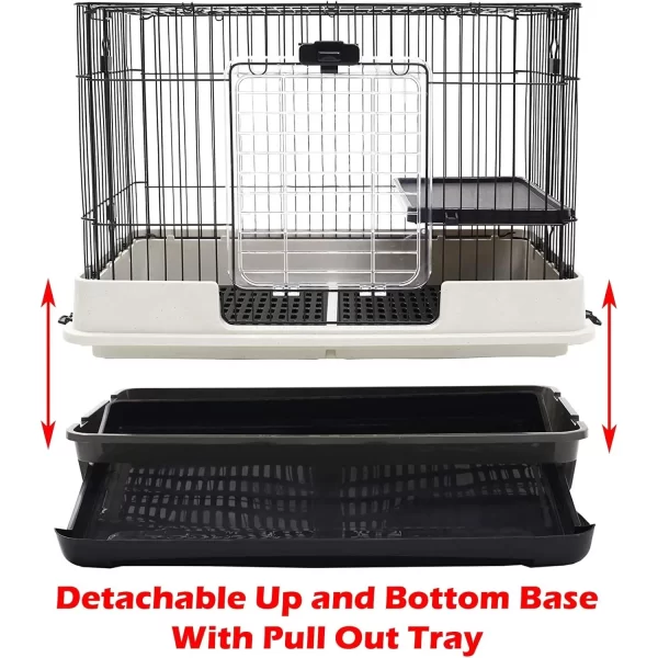 Large 5-Level Ferret Cage with Solid Platform Ramp & Easy Clean Litter Tray - Image 2