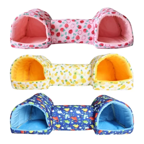 Ferret Hideaway Toy | Double Tunnel Cave for Ferrets - Image 2