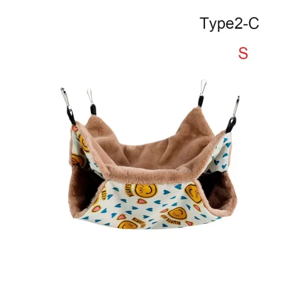 Warm Plush Ferret Hammock | Double-layer Hanging Nest - Image 3