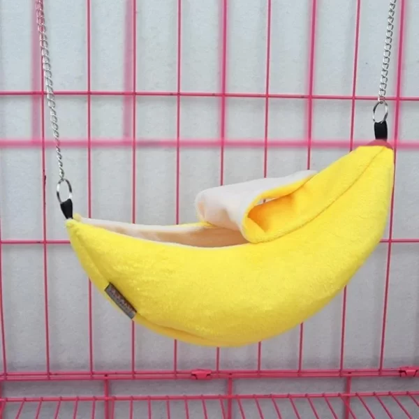 Ferret Tunnel Hanging Bed Banana Cave | Swing hammock Sleeping Bed for Ferrets - Image 9