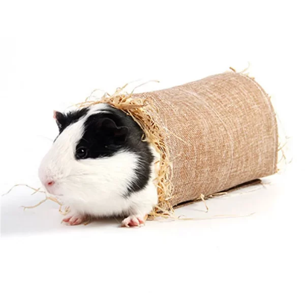 Ferret Hideaway Toy Grass Straw Toy Tunnel - Image 6