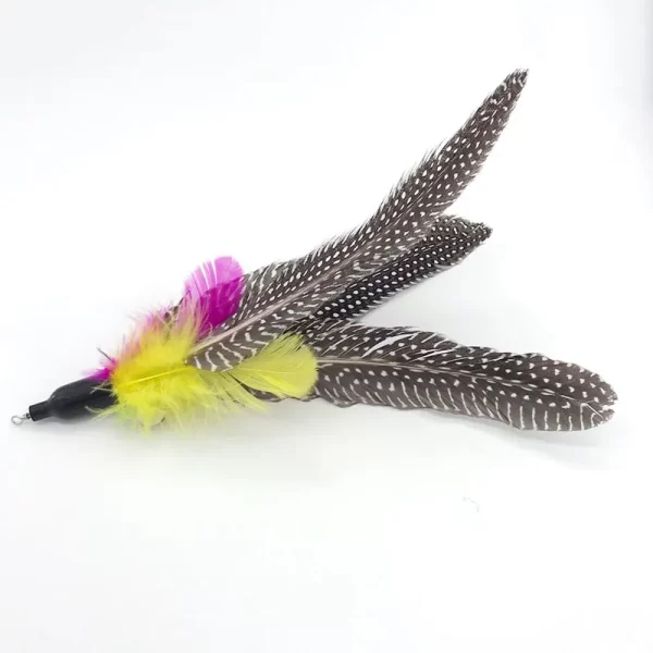 97cm Retractable Interactive Feather Fishing Rod for Ferrets - Image 11