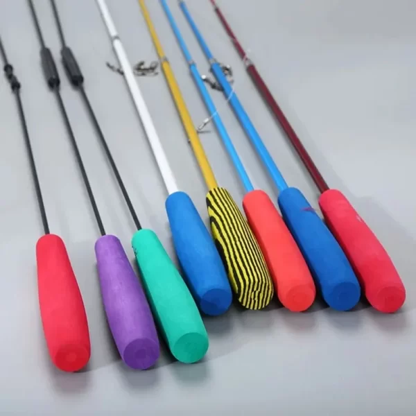 97cm Retractable Interactive Feather Fishing Rod for Ferrets - Image 10