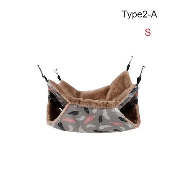 Warm Plush Ferret Hammock | Double-layer Hanging Nest - Image 5