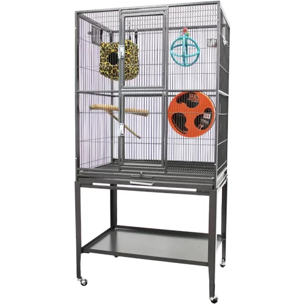 Brisbane Cage (Black) - Large Spacious Durable Metal Ferret Cage - Image 3