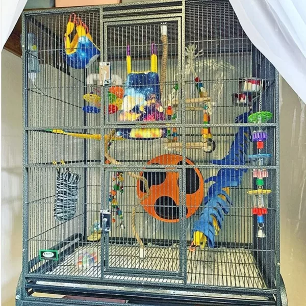 Brisbane Cage (Black) - Large Spacious Durable Metal Ferret Cage - Image 4