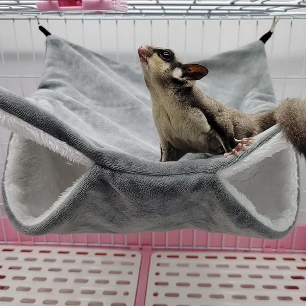Warm Plush Ferret Hammock | Double-layer Hanging Nest - Image 15