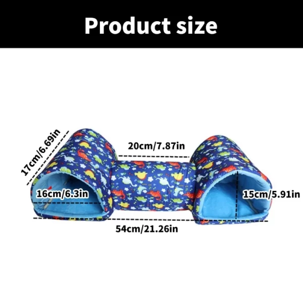Ferret Hideaway Toy | Double Tunnel Cave for Ferrets - Image 3