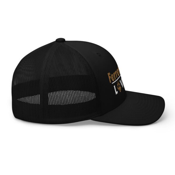 Ferret Lover Embroidered Trucker Hat | Ferret Love Cap - Image 7